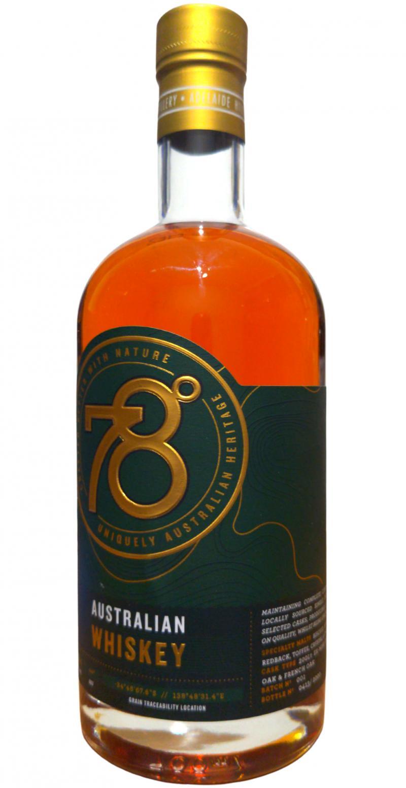 Adelaide Hills 78° Australian Whisky