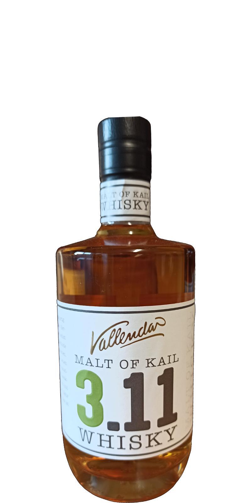 Malt of Kail 2016  3.11 Whisky