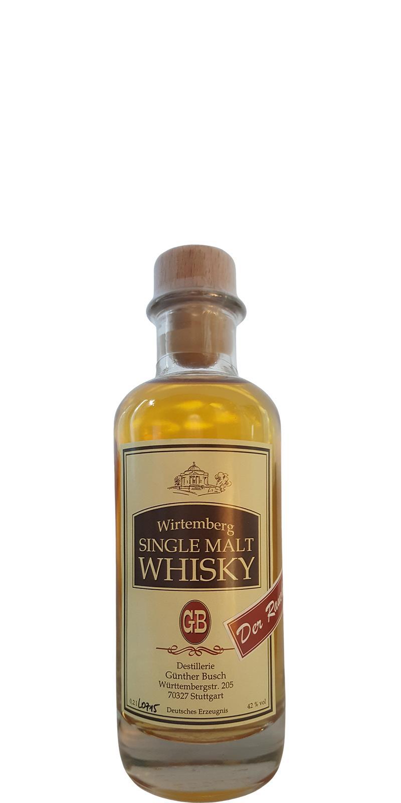 Wirtemberg Single Malt Whisky  Der Rauchige