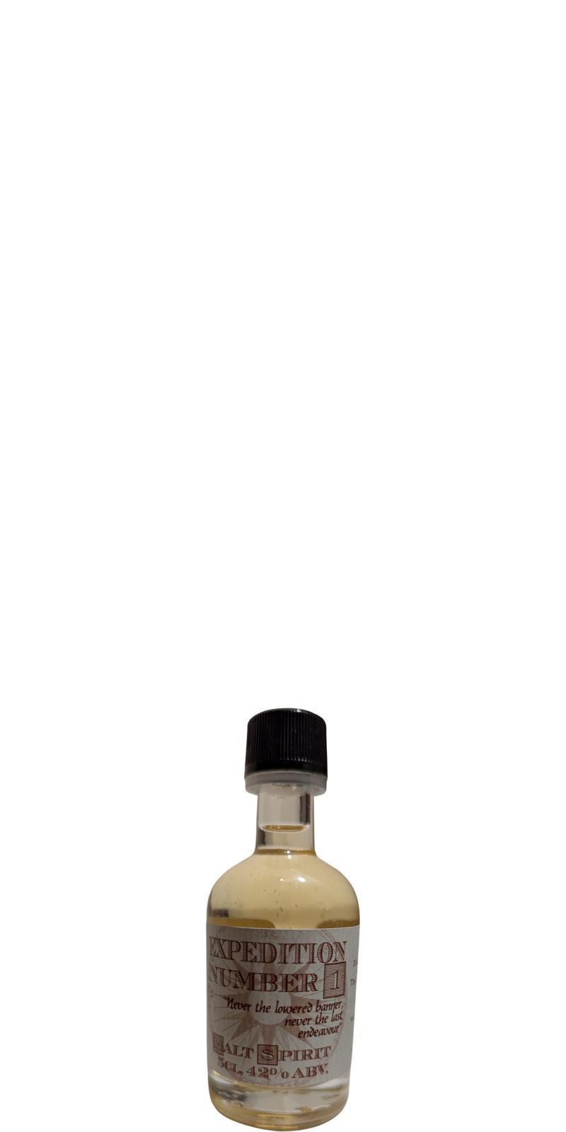English Spirit Distillery Malt Spirit  Expedition Number 1