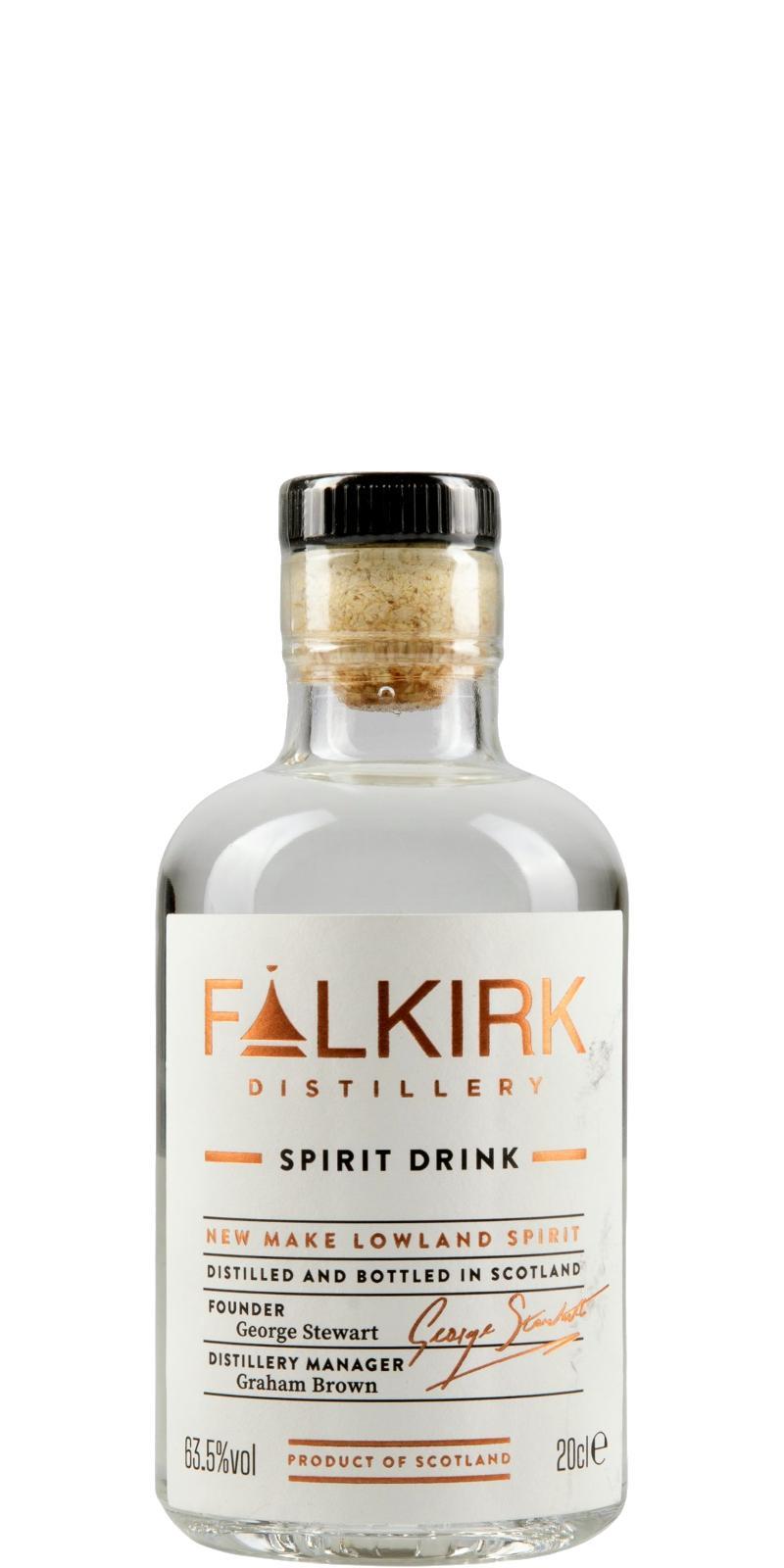 Falkirk Distillery Spirit Drink  New Make Lowland Spirit