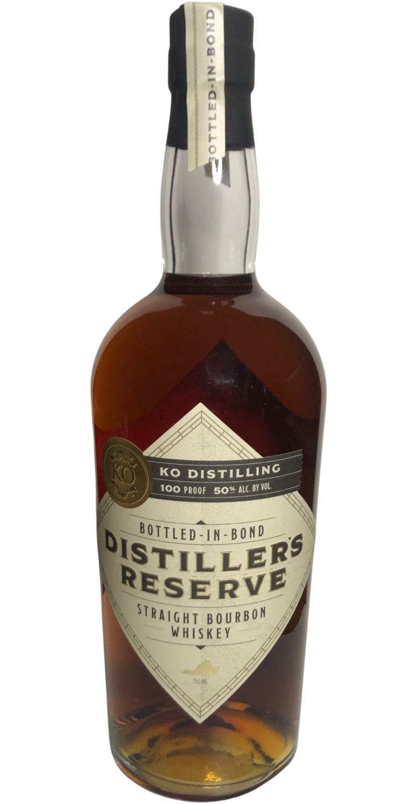 Straight Bourbon Whiskey Distiller's Reserve  Bottled-in-Bond