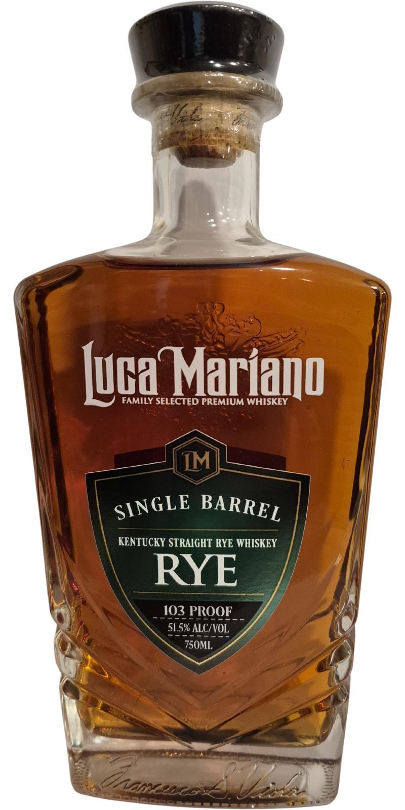 Luca Mariano 07-year-old  Single Barrel Rye
