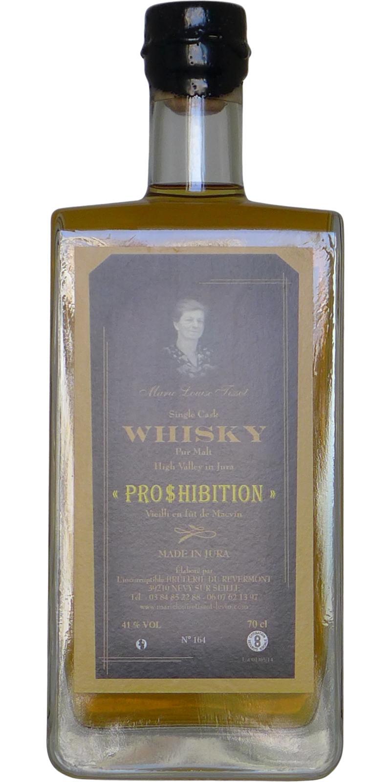 Marie Louise Tissot Prohibition