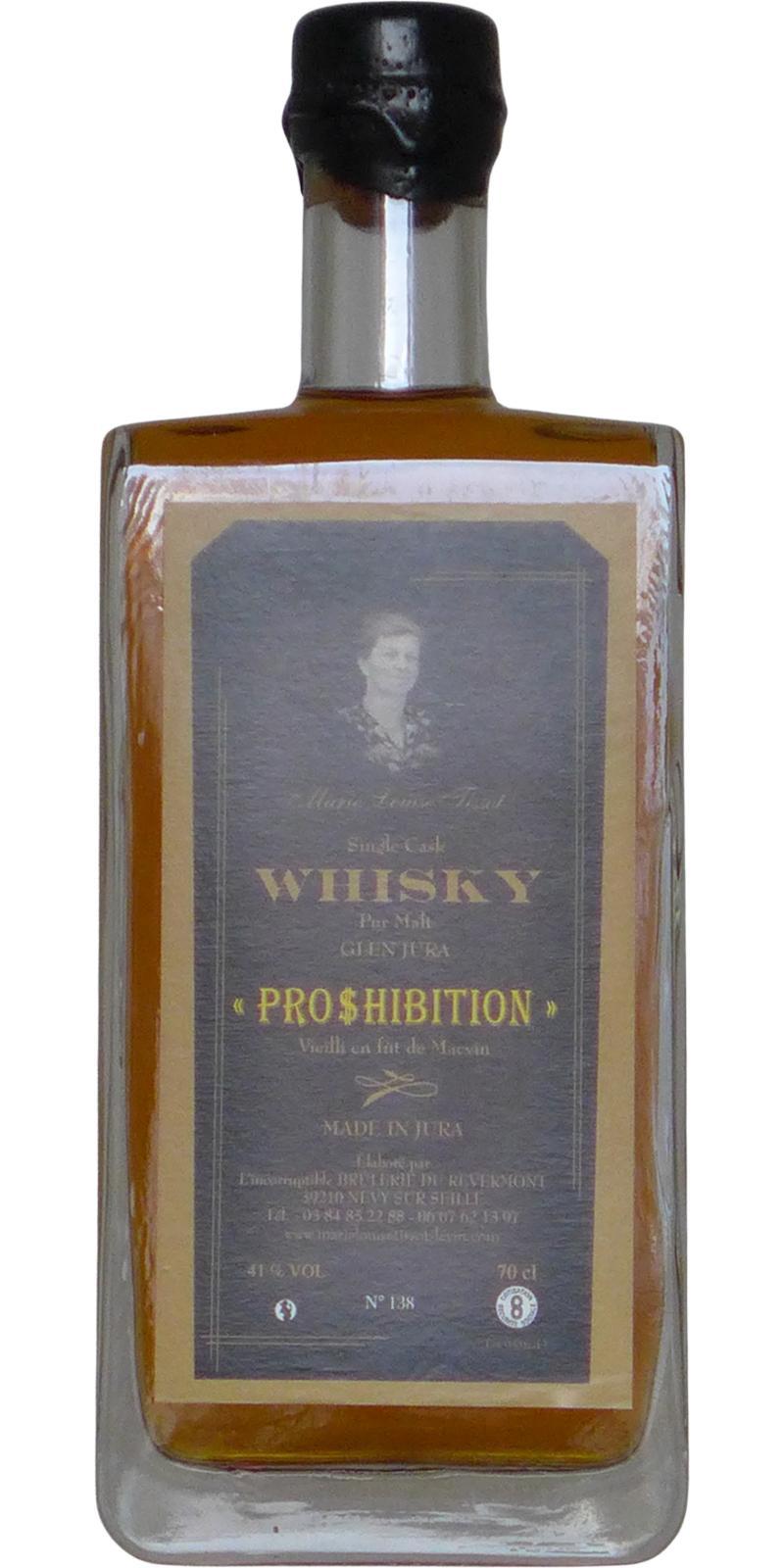 Marie Louise Tissot Prohibition