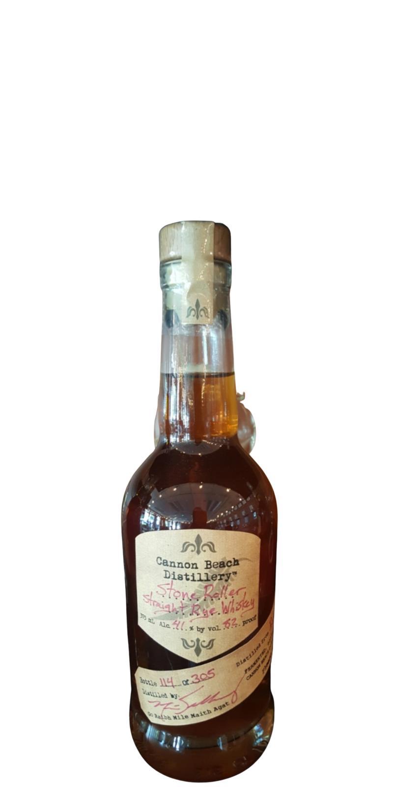 Cannon Beach Distillery Stone Roller  Straight Rye Whiskey