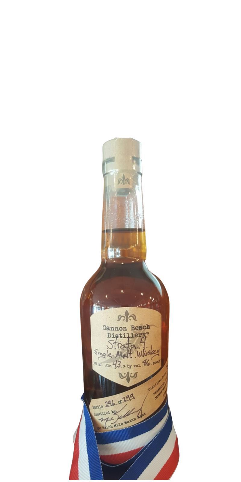 Cannon Beach Distillery Strada 4  Single Malt Whiskey