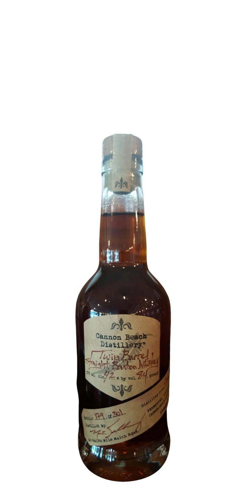 Cannon Beach Distillery Twin Barrel  Straight Bourbon Whiskey