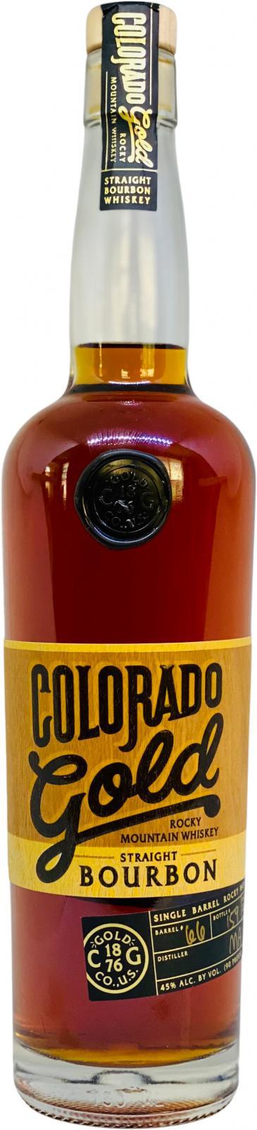 Colorado Gold Straight Bourbon  Single Barrel