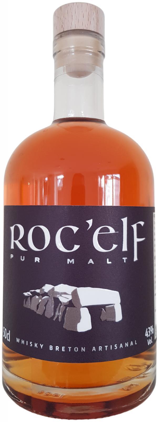 La Roche aux Fées Roc'Elf  Pur Malt- Whisky Breton Artisanal