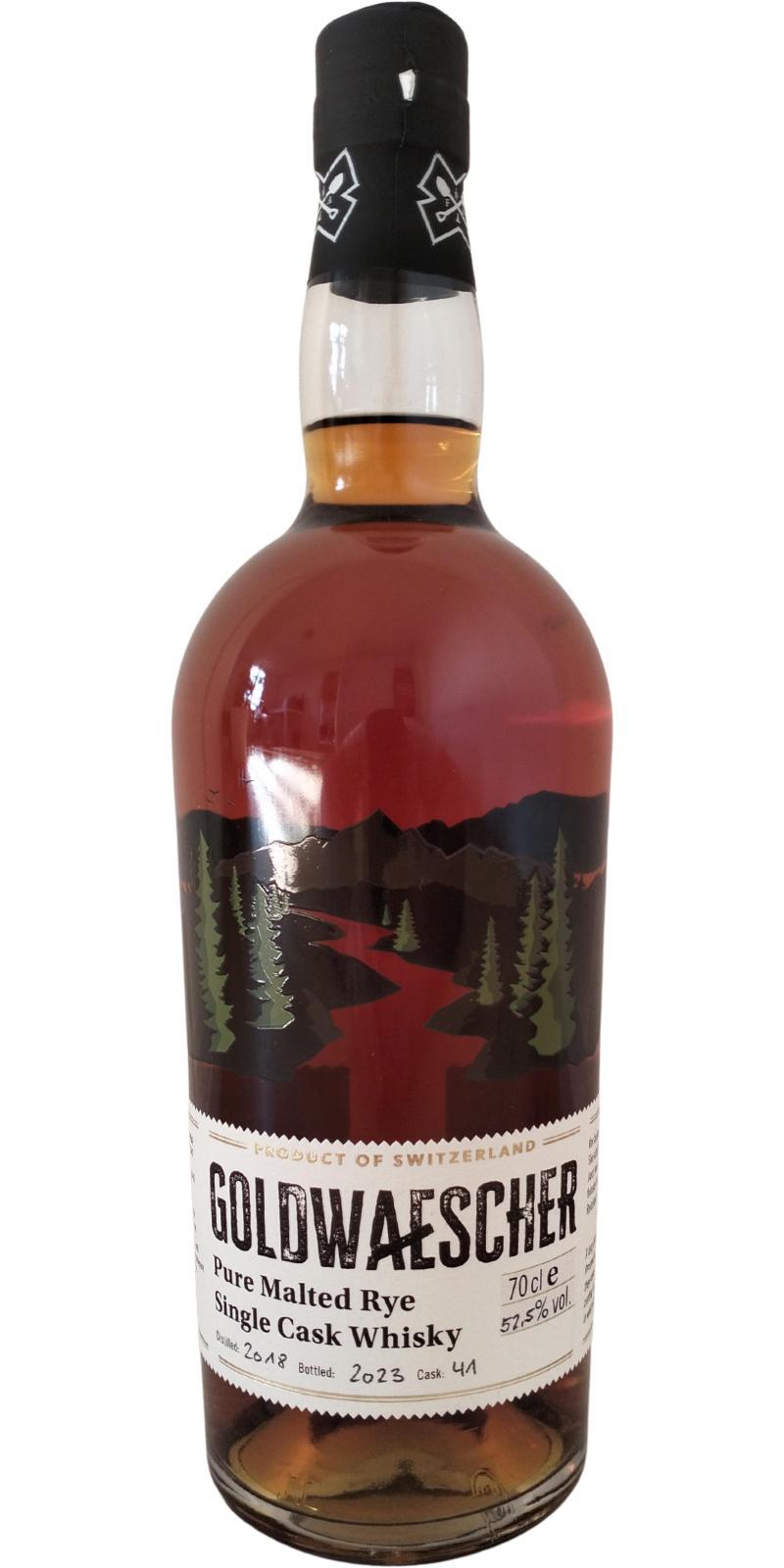 Goldwaescher 2018  Pure Malted Rye Single Cask Whisky