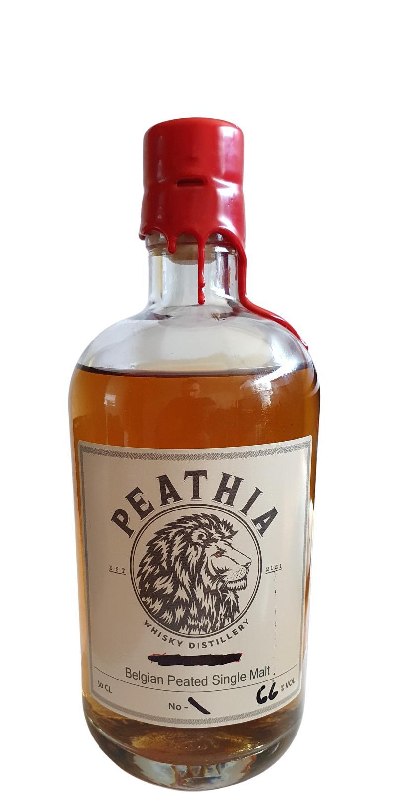 Peathia Peated Belgian Single Malt  Distillery Exclusive