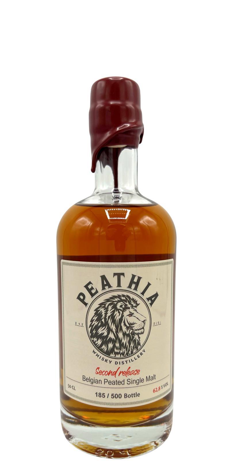 Peathia Second Release  Belgian Peated Single Malt