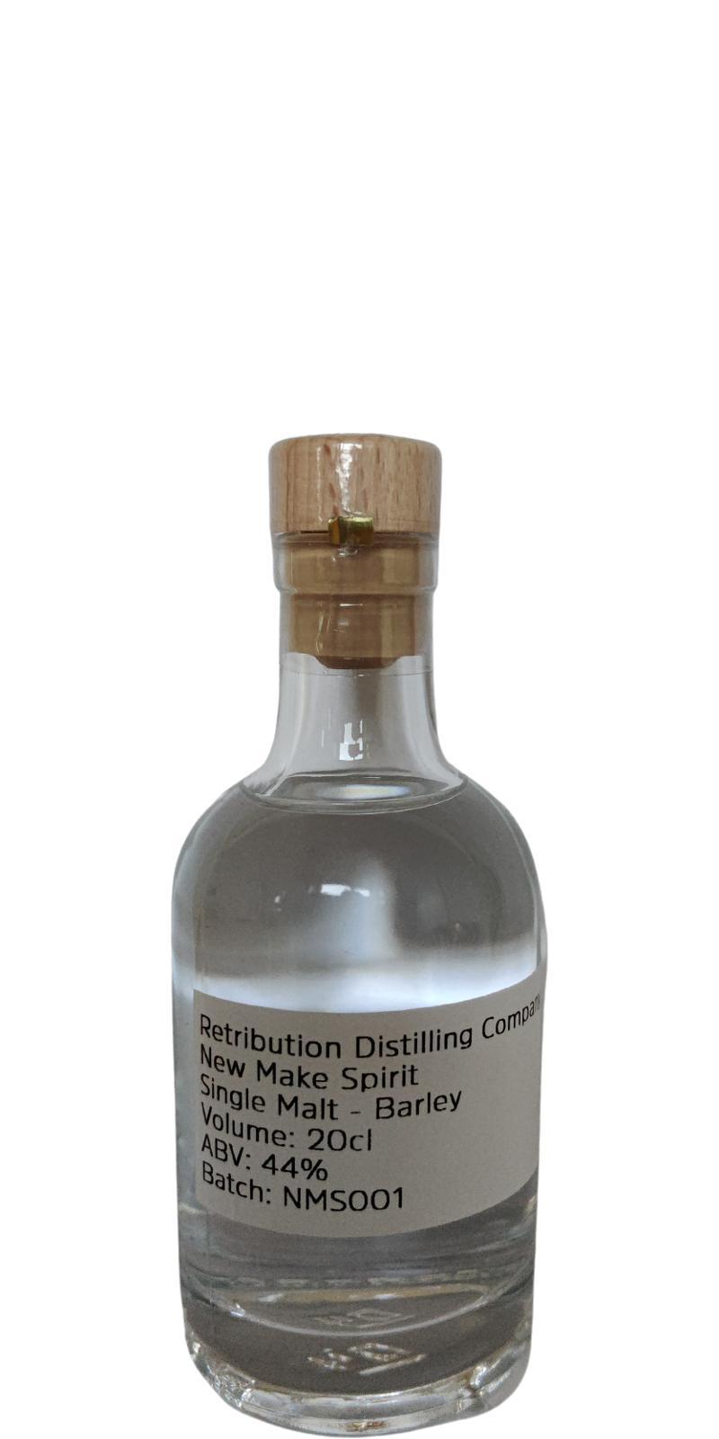 Retribution Distilling New Make Spirit