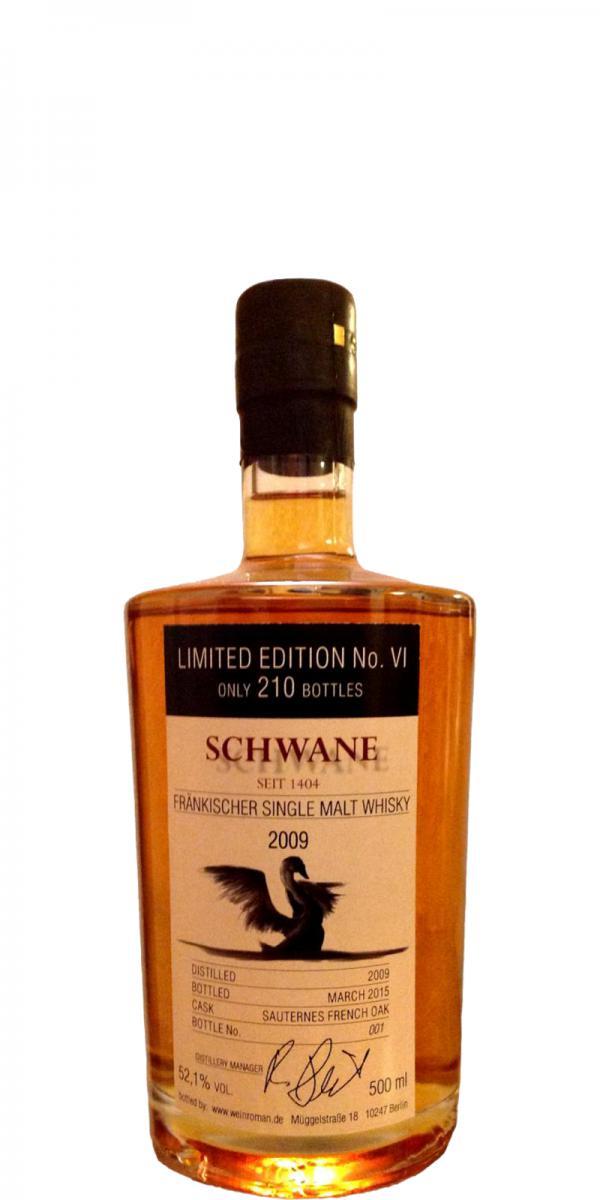 Schwane Destillerie 2009 KzB  Limited Edition No. VI