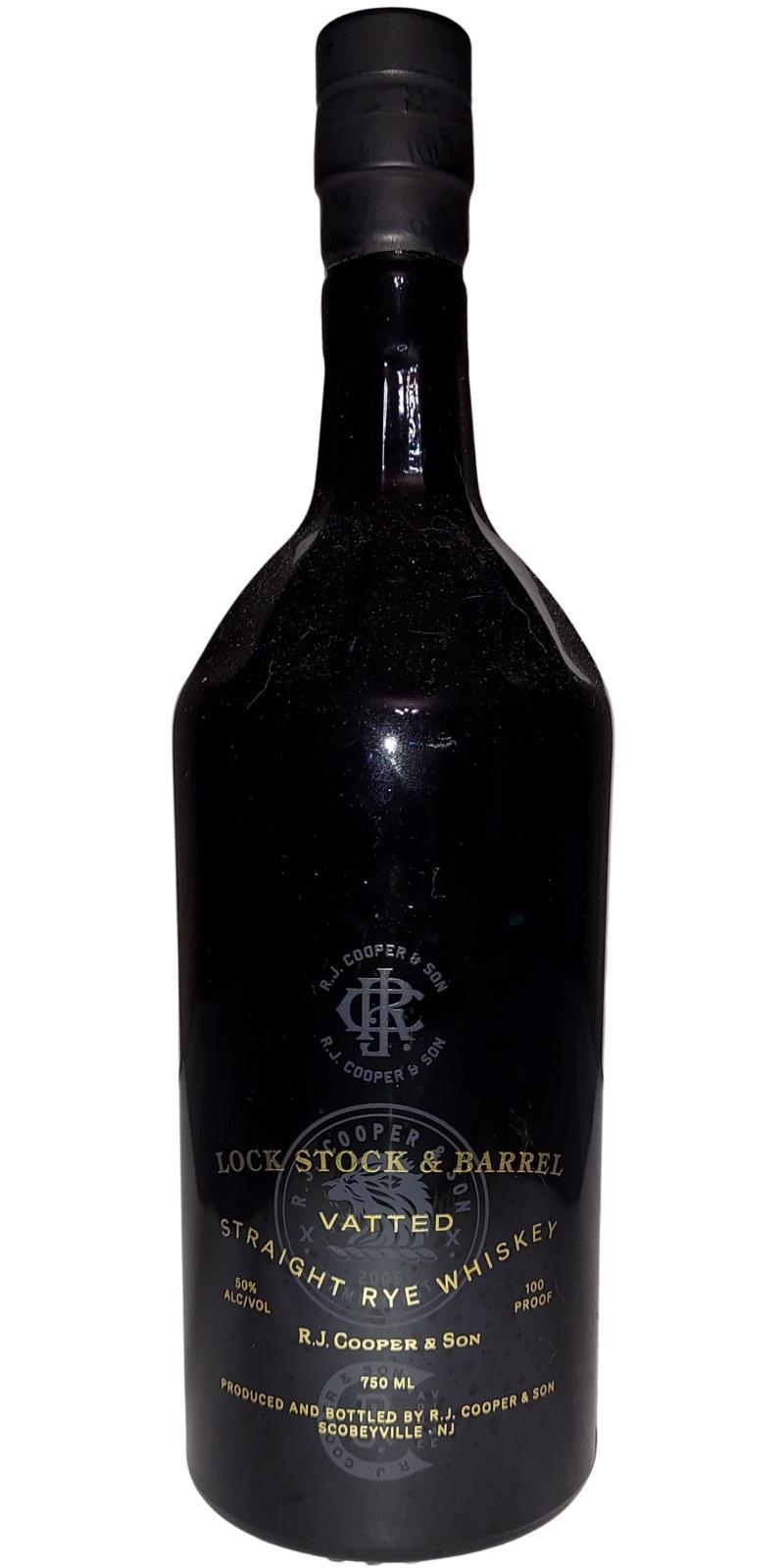 Lock Stock & Barrel Vatted Straight Rye Whiskey