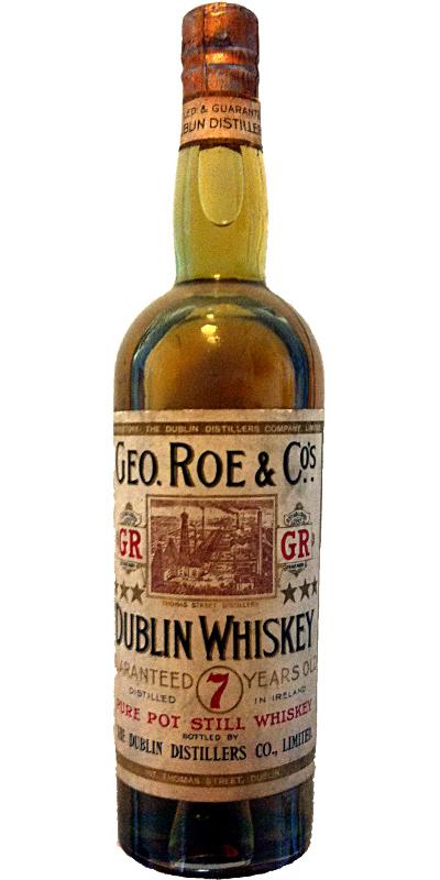 Geo. Roe & Co's 07-year-old Geo. Roe & Co's - Dublin Whiskey