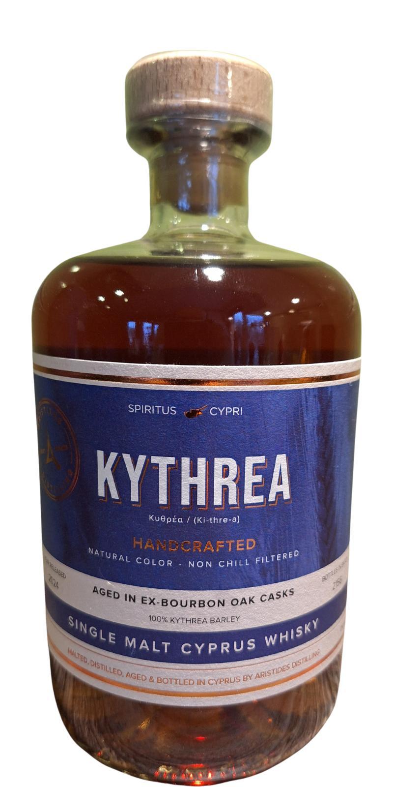 Aristides 2021  Kythrea Single Malt Cyprus Whisky