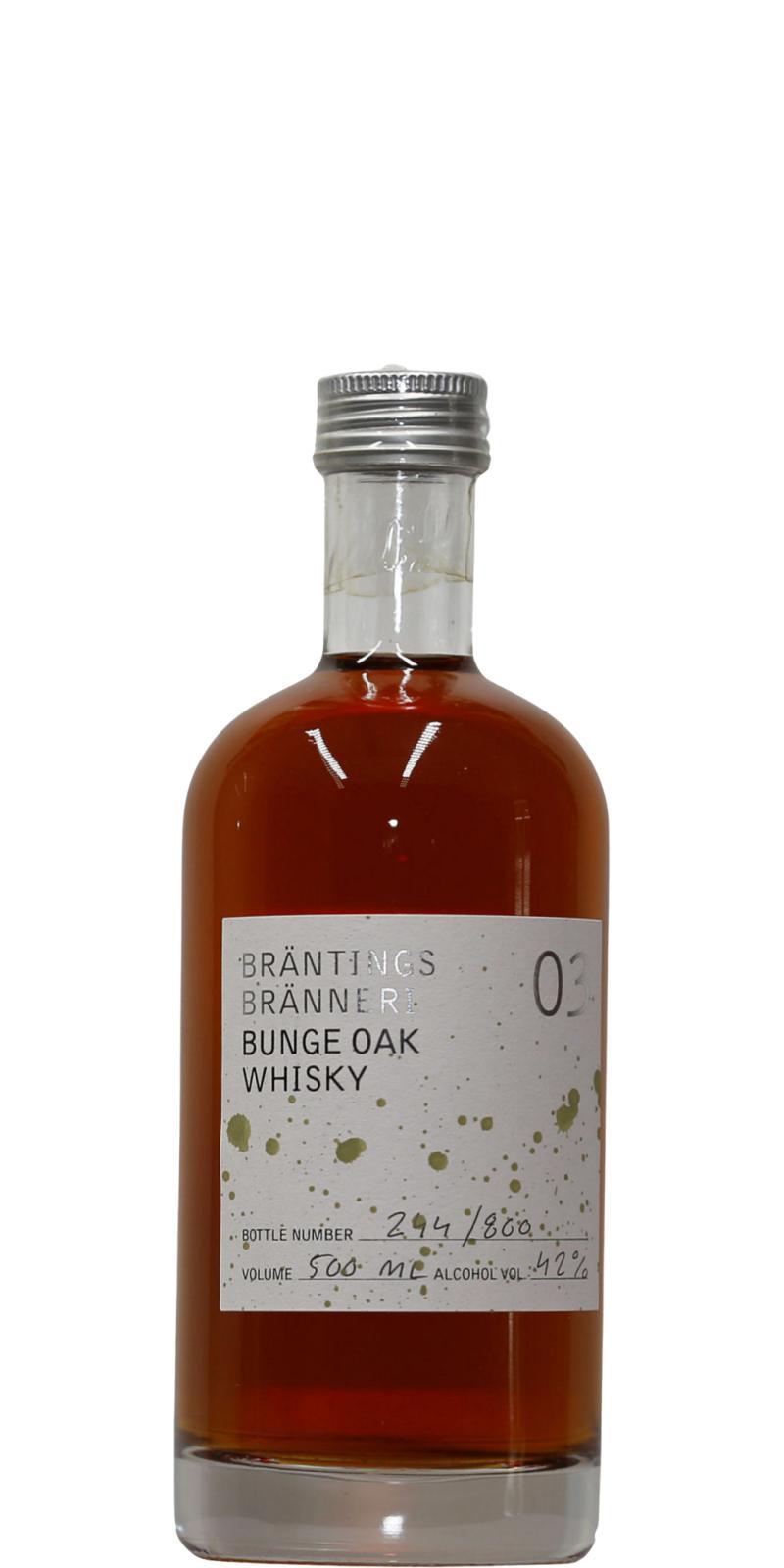 Bräntings Bränneri 03  Bunge Oak Whisky
