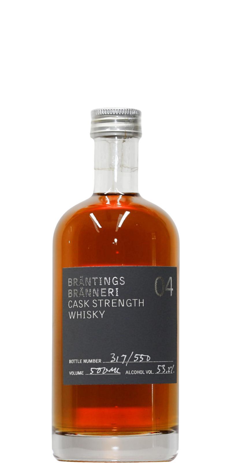 Bräntings Bränneri 04  Cask Strength Whisky