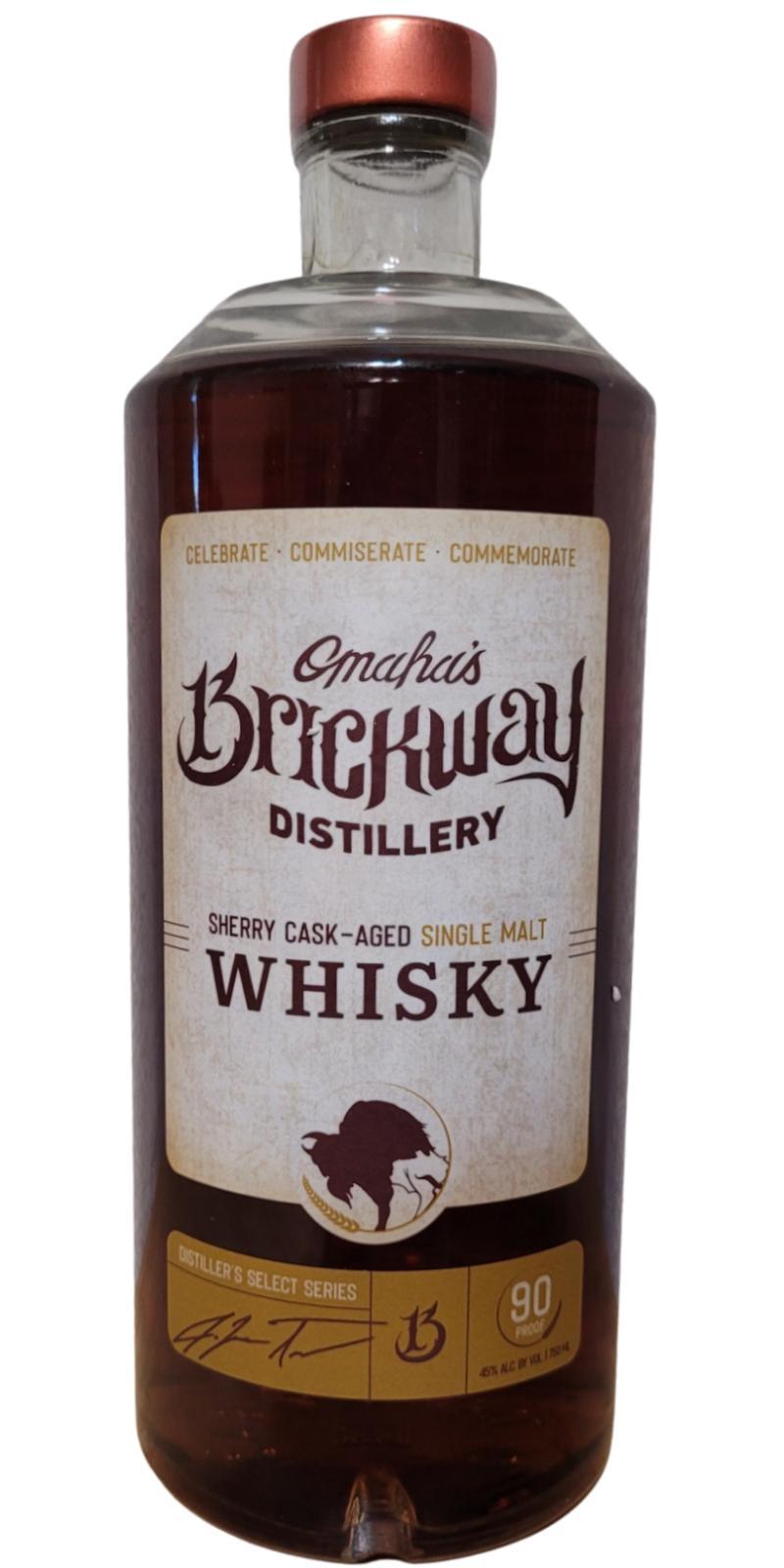 Brickway Sherry Cask-Aged Single Malt Whiskey  Distiller's Select Series