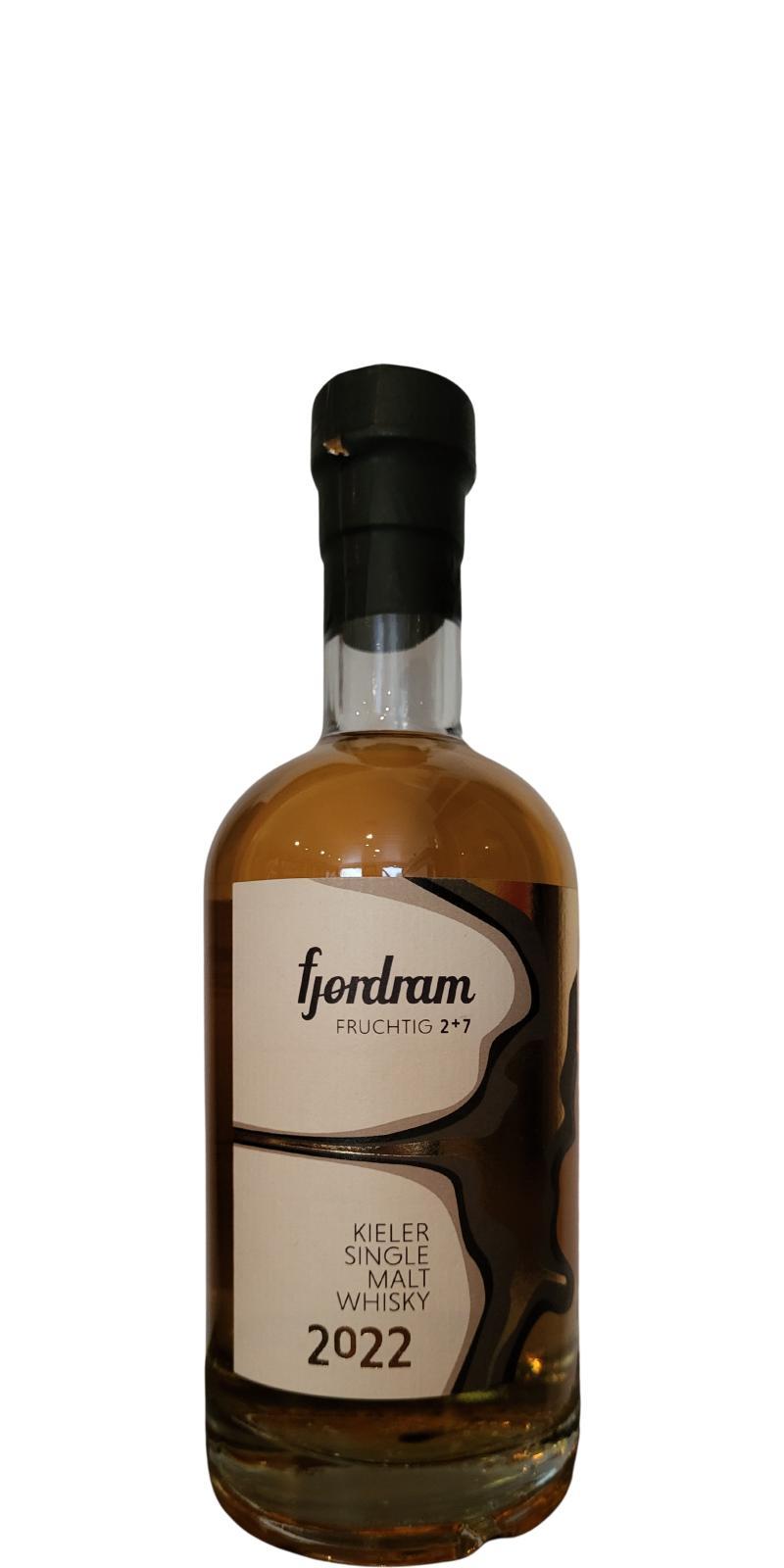 Fjørdram Fruchtig 2+7  Kieler Single Malt Whisky