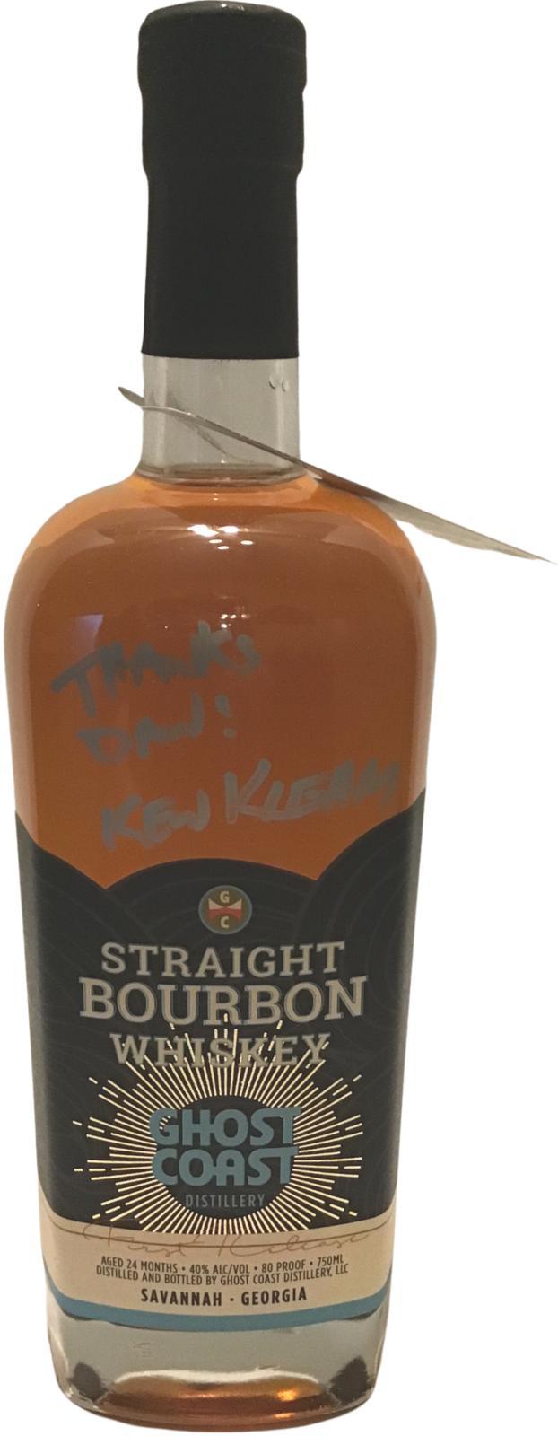 Ghost Coast Straight Bourbon Whiskey  First Release