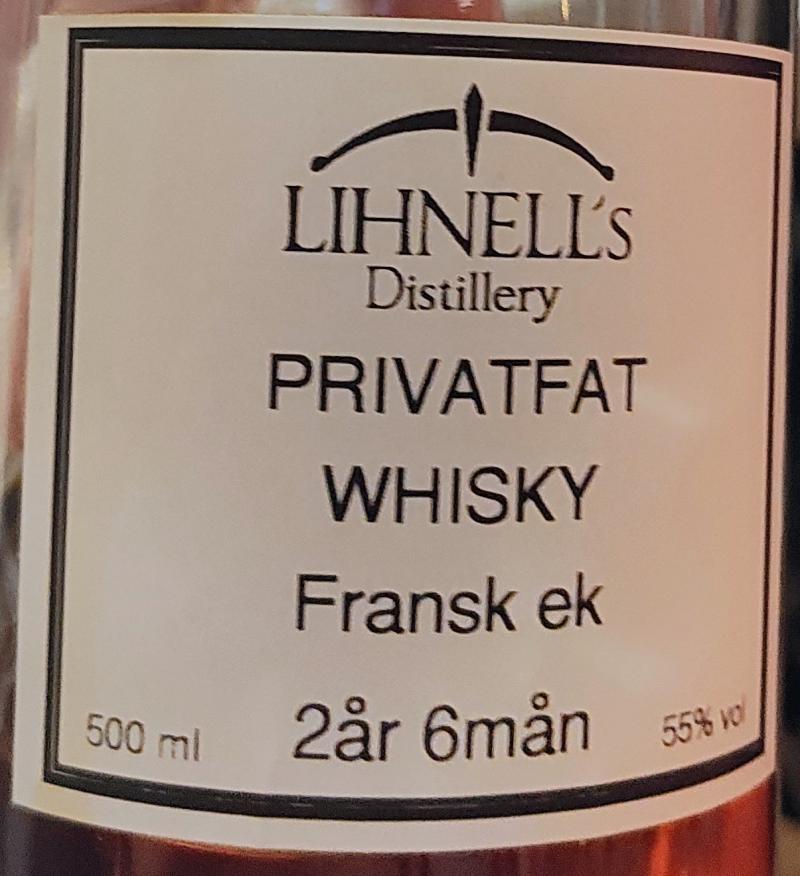 Lihnell's Privatfat  Fransk Ek