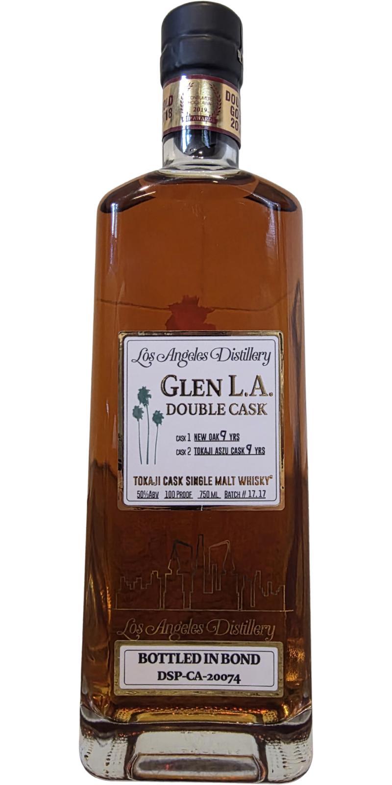 Glen L.A. 2016  Double Cask Bottled In Bond