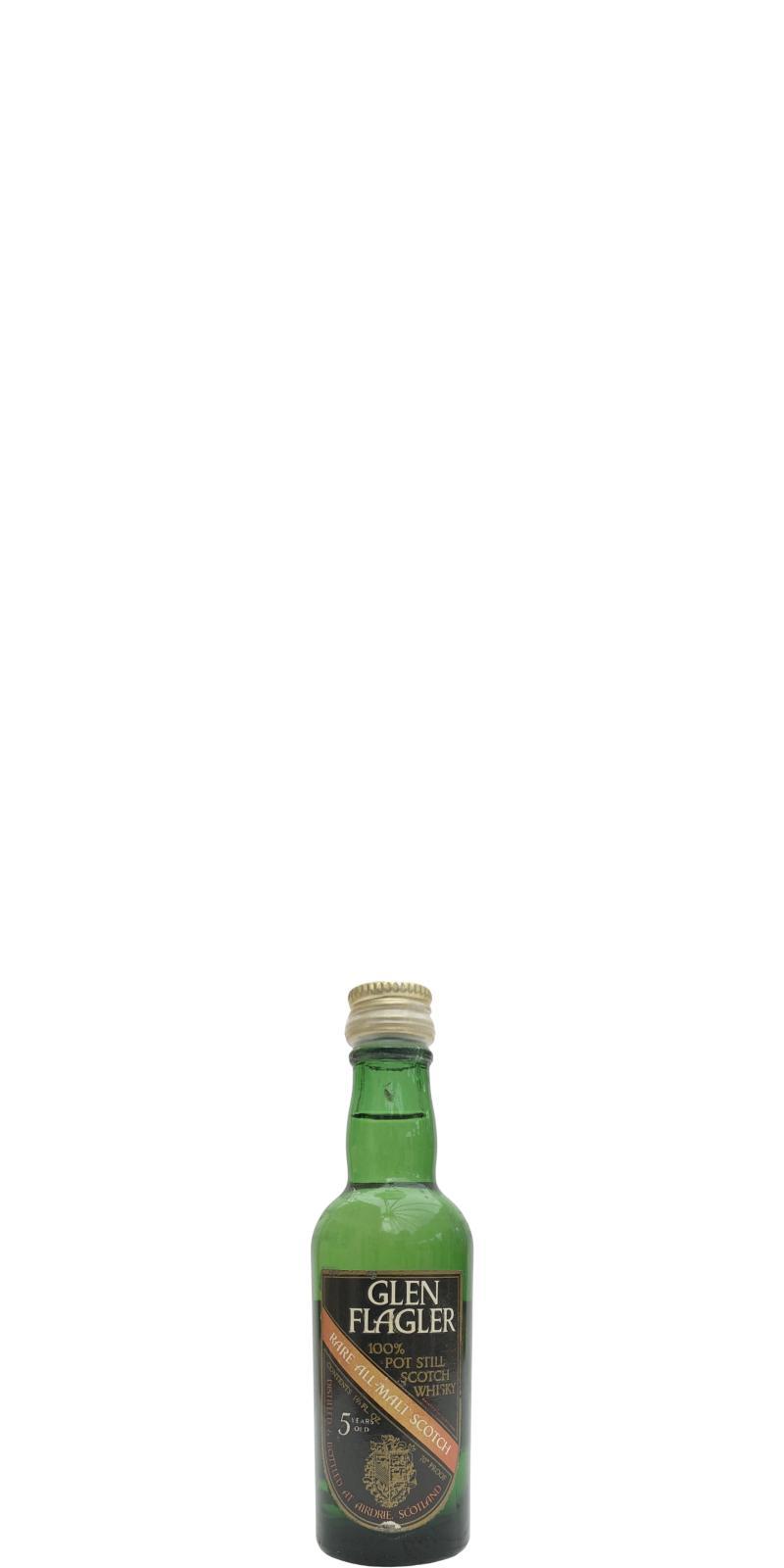 Glen Flagler 05-year-old  Rare all malt scotch whisky - Miniature