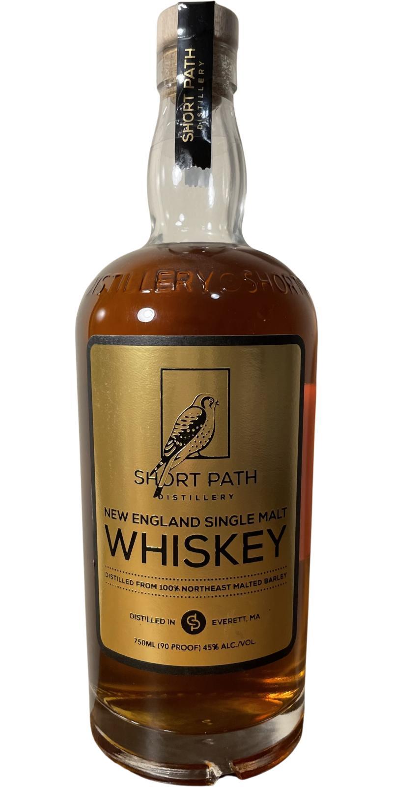 Short Path 02-year-old  New England Single Malt Whiskey