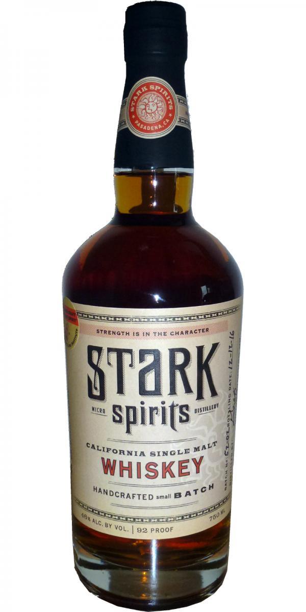 Stark Spirits California Single Malt Whiskey