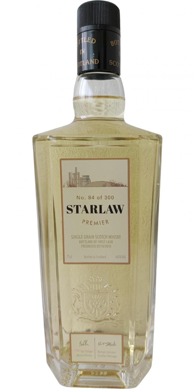 Starlaw 2010 - Premier  First Cask