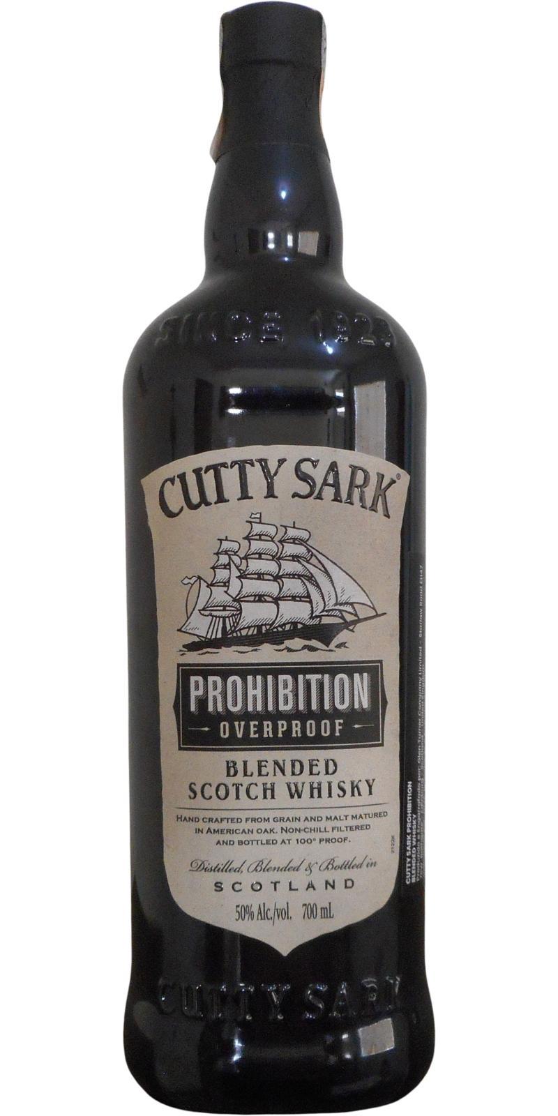 Cutty Sark Prohibition Overproof