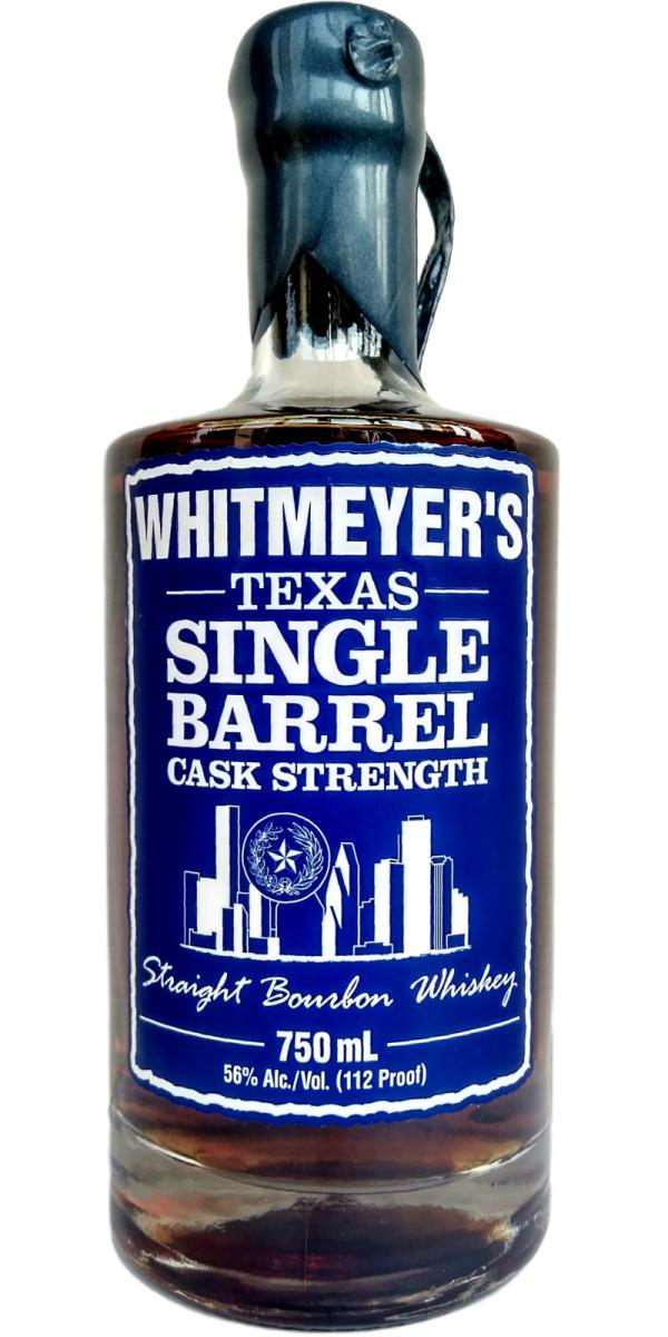 Whitmeyer's Texas Single Barrel  Cask Strength