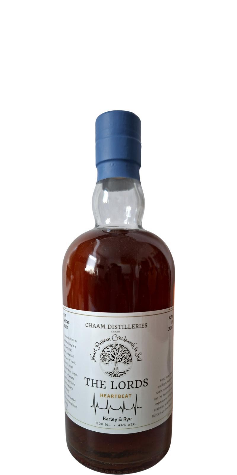 Chaam Distilleries The Lords  Heartbeat Barley & Rye
