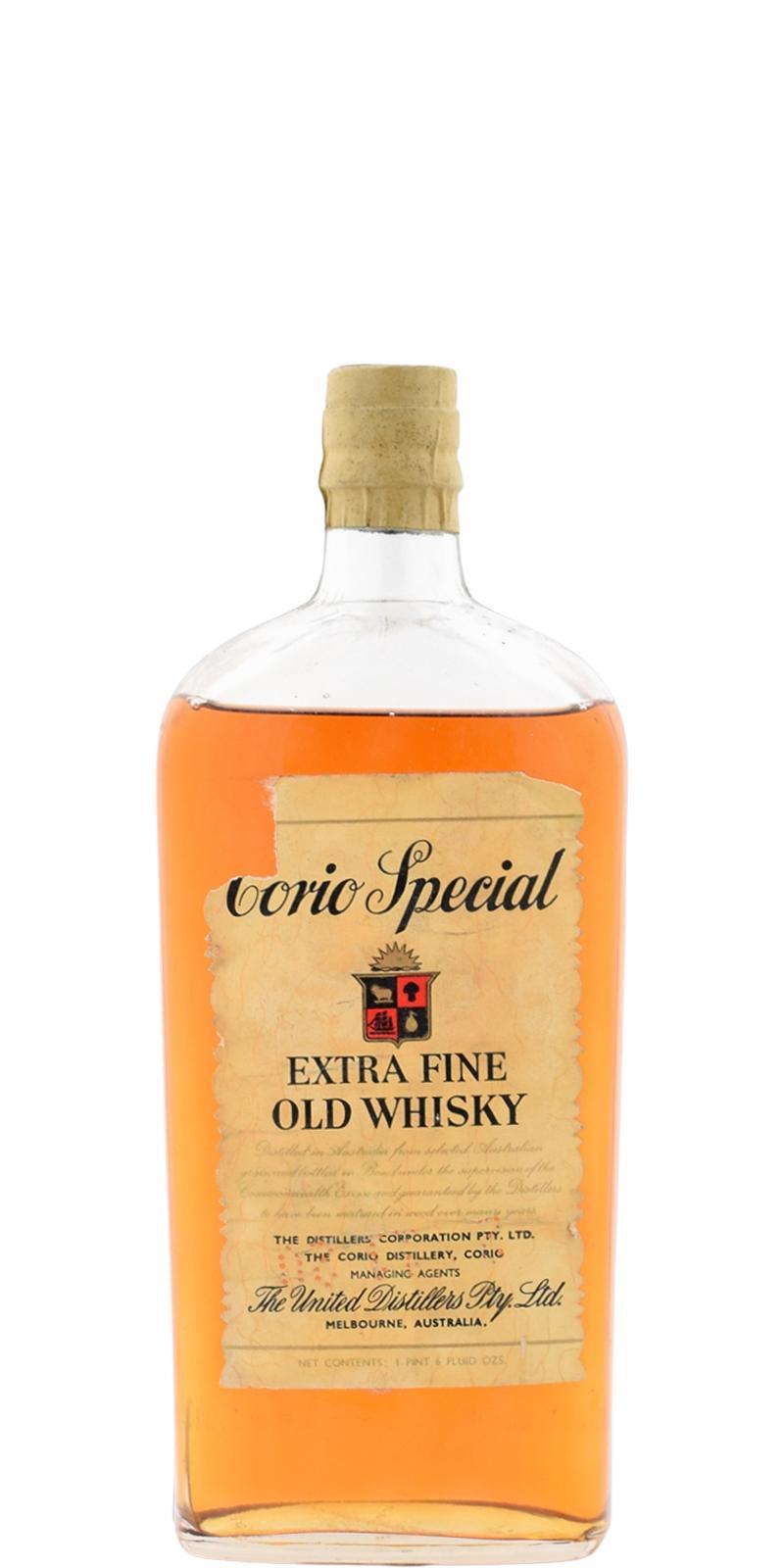 Corio Special  Extra Fine Old Whisky