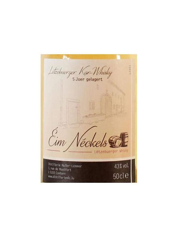 Éim Néckels 05-year-old  Letzeburger Kar-Whisky