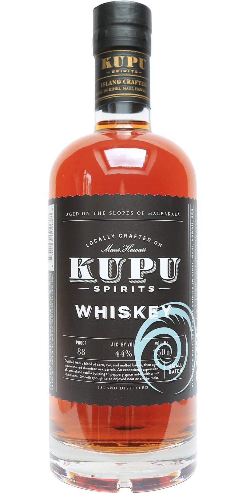 Kupu Whiskey  Small Batch