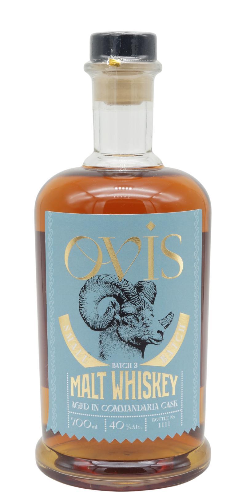 Ovis Small Batch Malt Whiskey  Batch 3