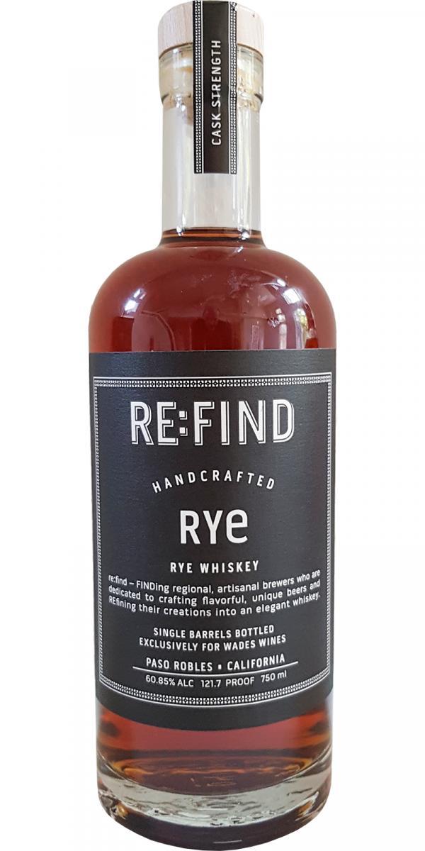 Re:Find Handcrafted Rye  Cask Strength
