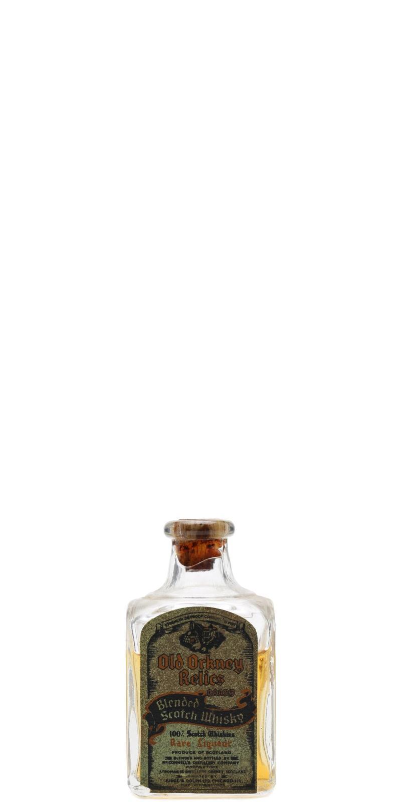 Old Orkney Relics Blended Scotch Whisky  Rare Liqueur