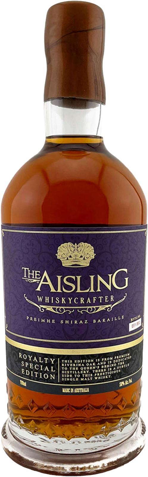 The Aisling Whiskycrafter - Preimhe Shiraz Baraille  Royalty Special Edition