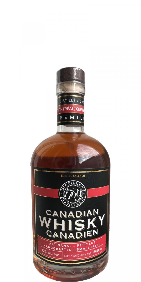 1769 Canadian Whisky 03-year-old  Small Batch