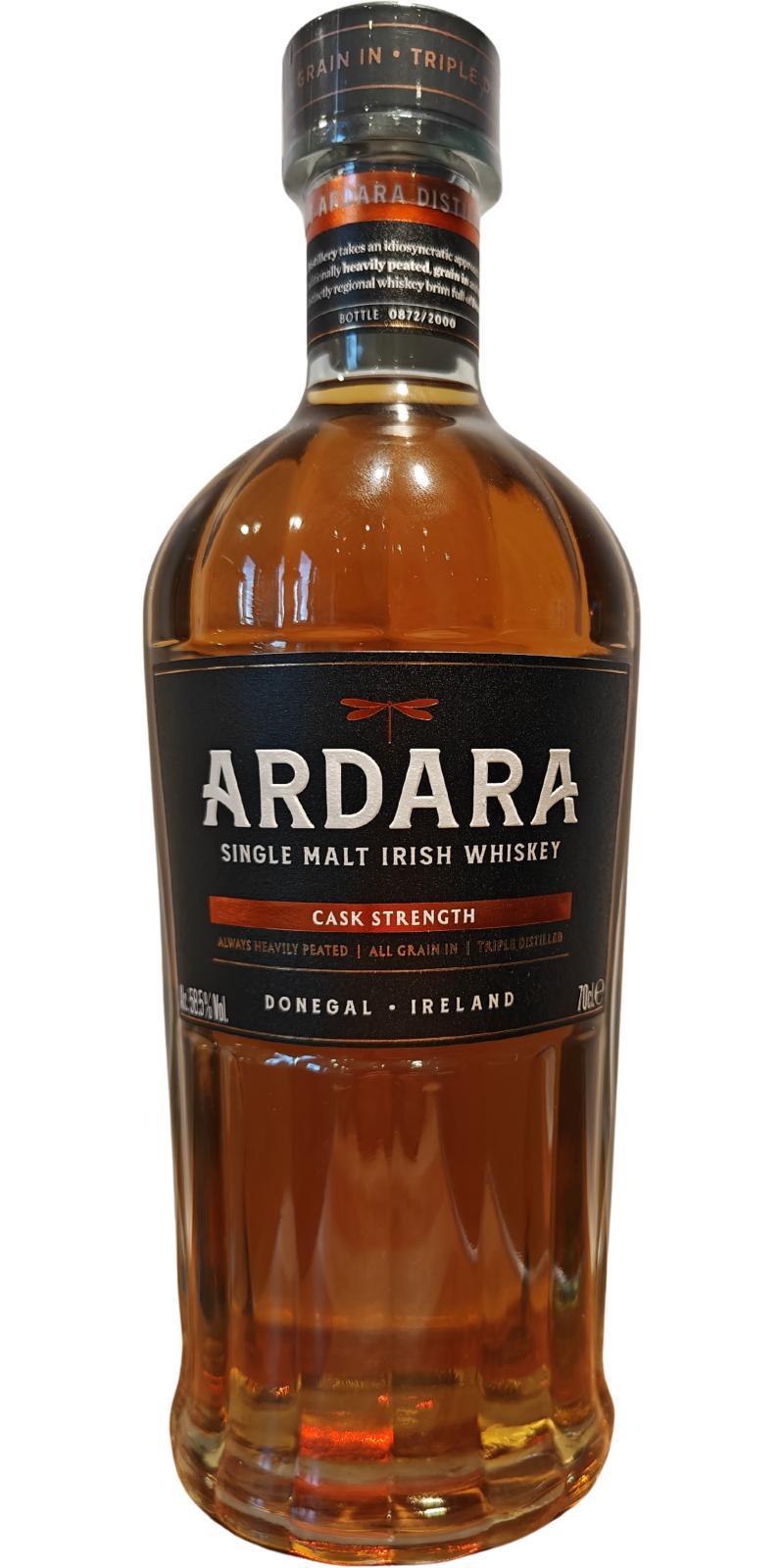 Ardara Single Malt Irish Whiskey  Cask Strength