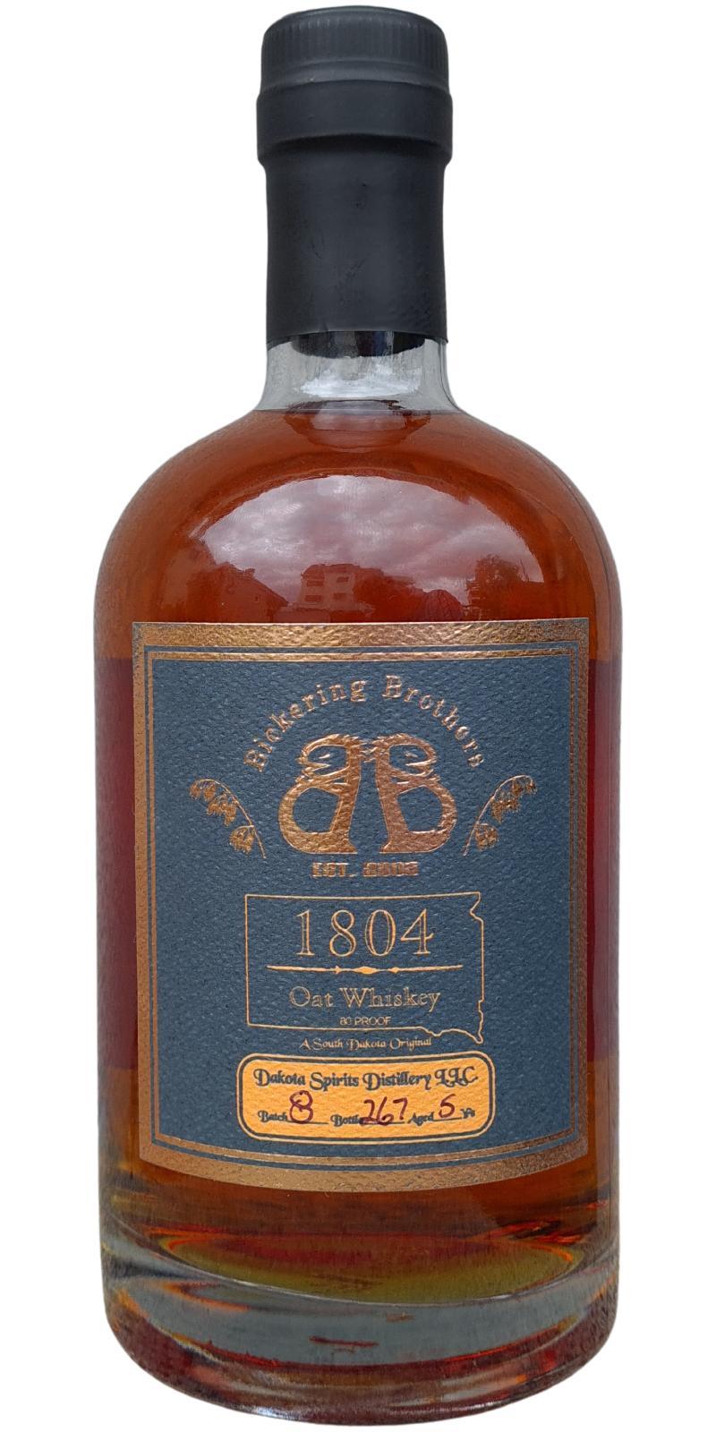Bickering Brothers 05-year-old  1804 Oat Whiskey