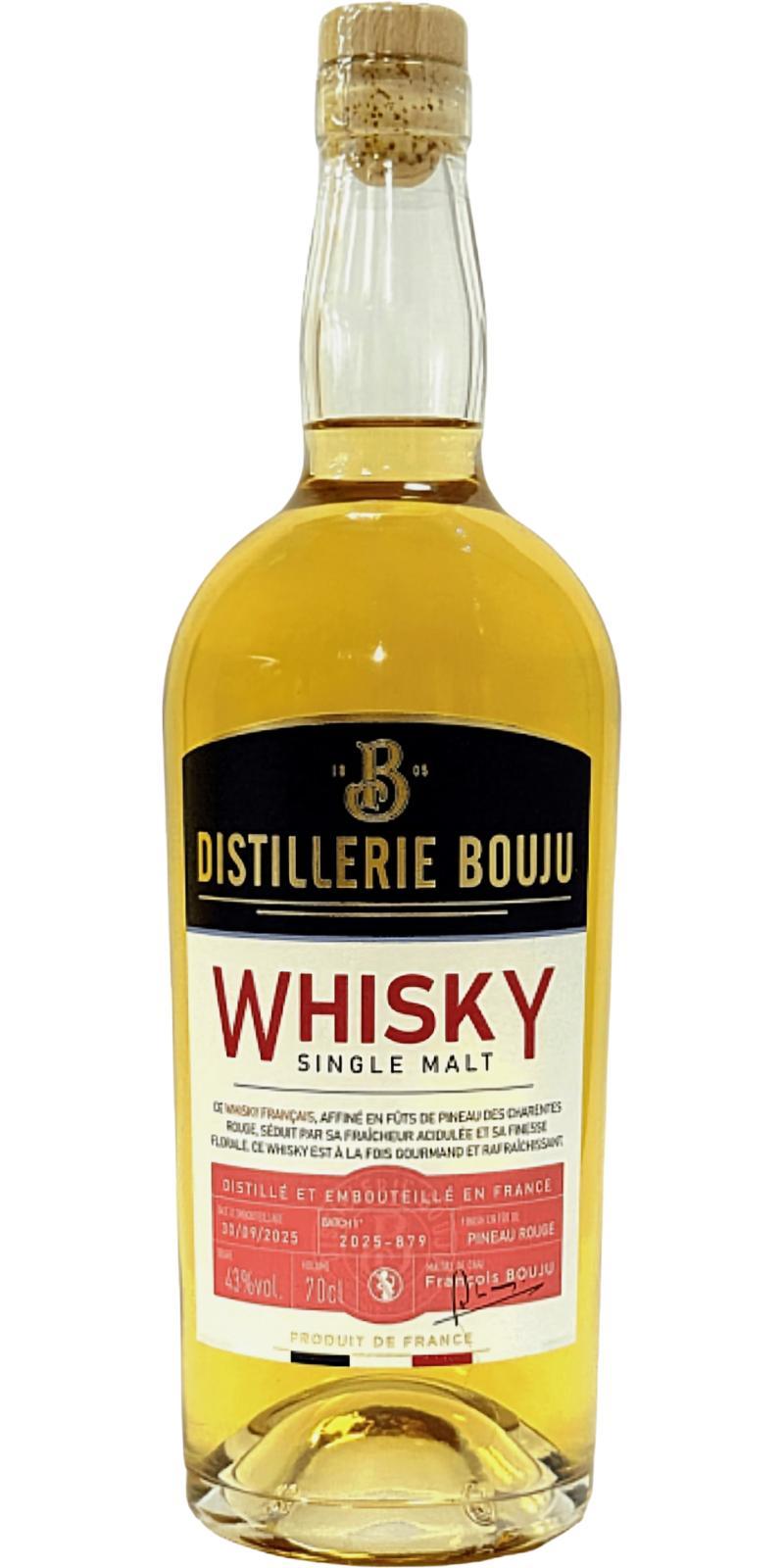 Whisky Français Pineau Rouge  Batch № 2025-879