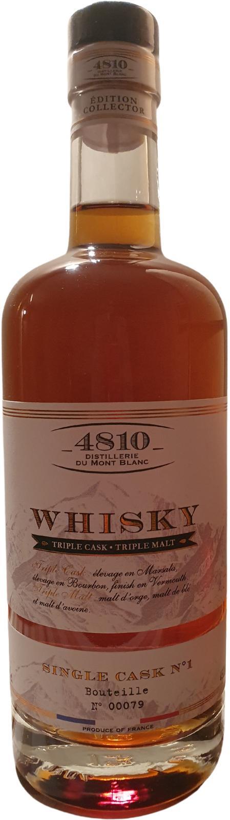 4810 Single Cask No 1  Edition Collector