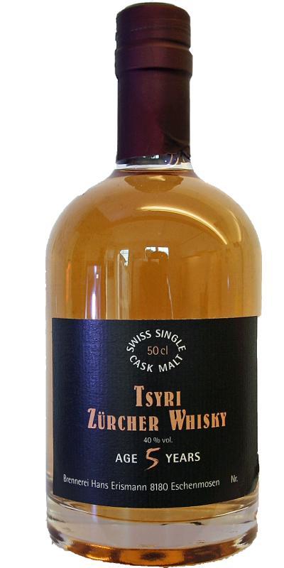 Erismann Tsyri  Zürcher Whisky
