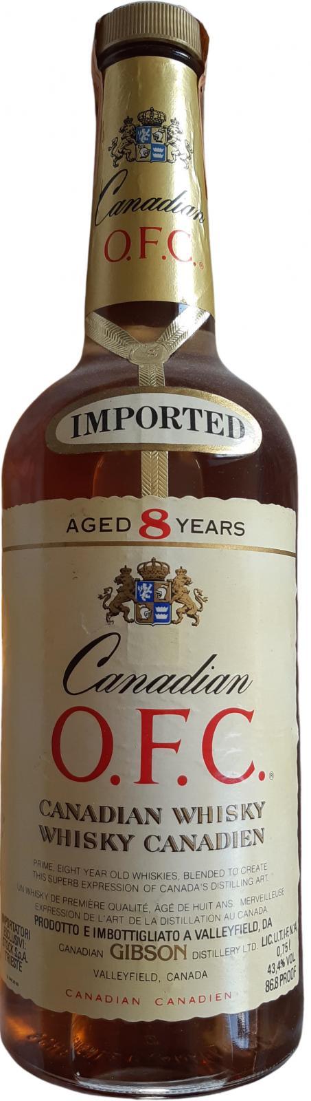 O.F.C. 08-year-old  Canadian Whisky
